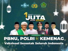 Kolaborasi PBNU, Polri dan Kemenag, Gelar 1,3 Juta Vaksin, Gus Yahya Ucapkan Terima Kasih
