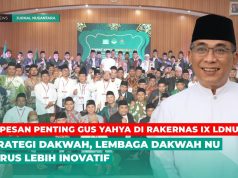 Pesan Penting Gus Yahya di Rakernas ke IX LD PBNU