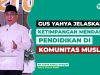 Gus Yahya Jelaskan Dua Kesenjangan Pendidikan Islam