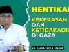Gus Yahya Ajak Warga NU Salat Ghoib dan Qunut Nazilah untuk Korban Kebiadaban Israel