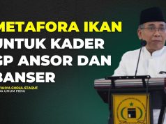 Kelakar Gus Yahya Jelaskan Karakter Kader Ansor Lewat Metafora Ikan