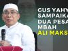 Gus Yahya Sampaikan Dua Pesan Mbah Ali Maksum